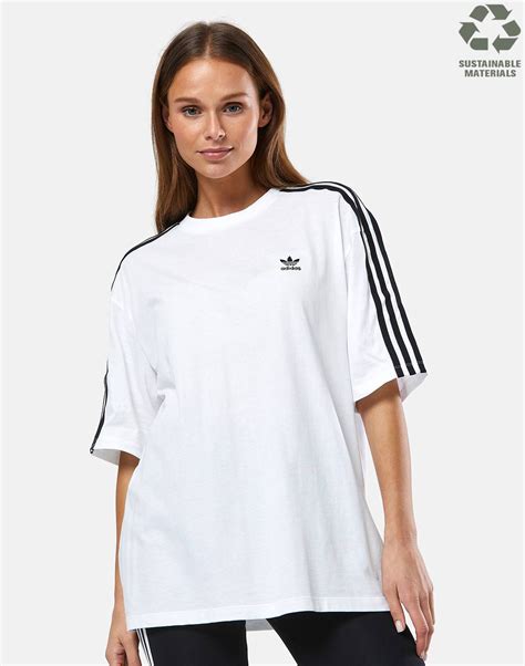 adidas oversize t shirt weiß basic|Adidas Oversized T.